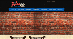 Desktop Screenshot of blue32sportsgrill.com